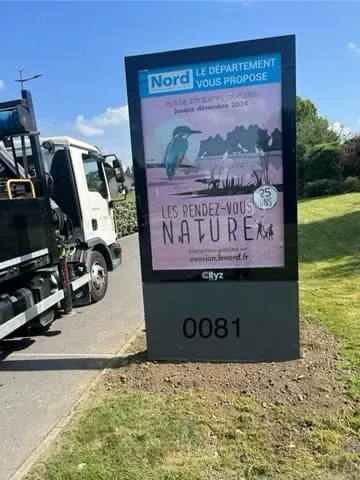 Installation panneaux publicitaires - Nord